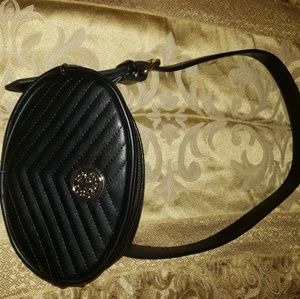 Black w/Gold Decor Purse/Belt (NWOT)